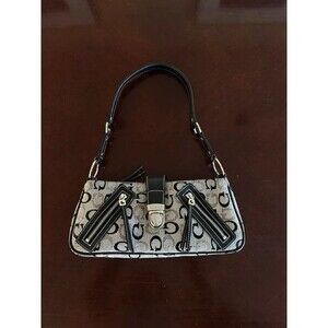 Guess Monogram Baguette Shoulder Bag